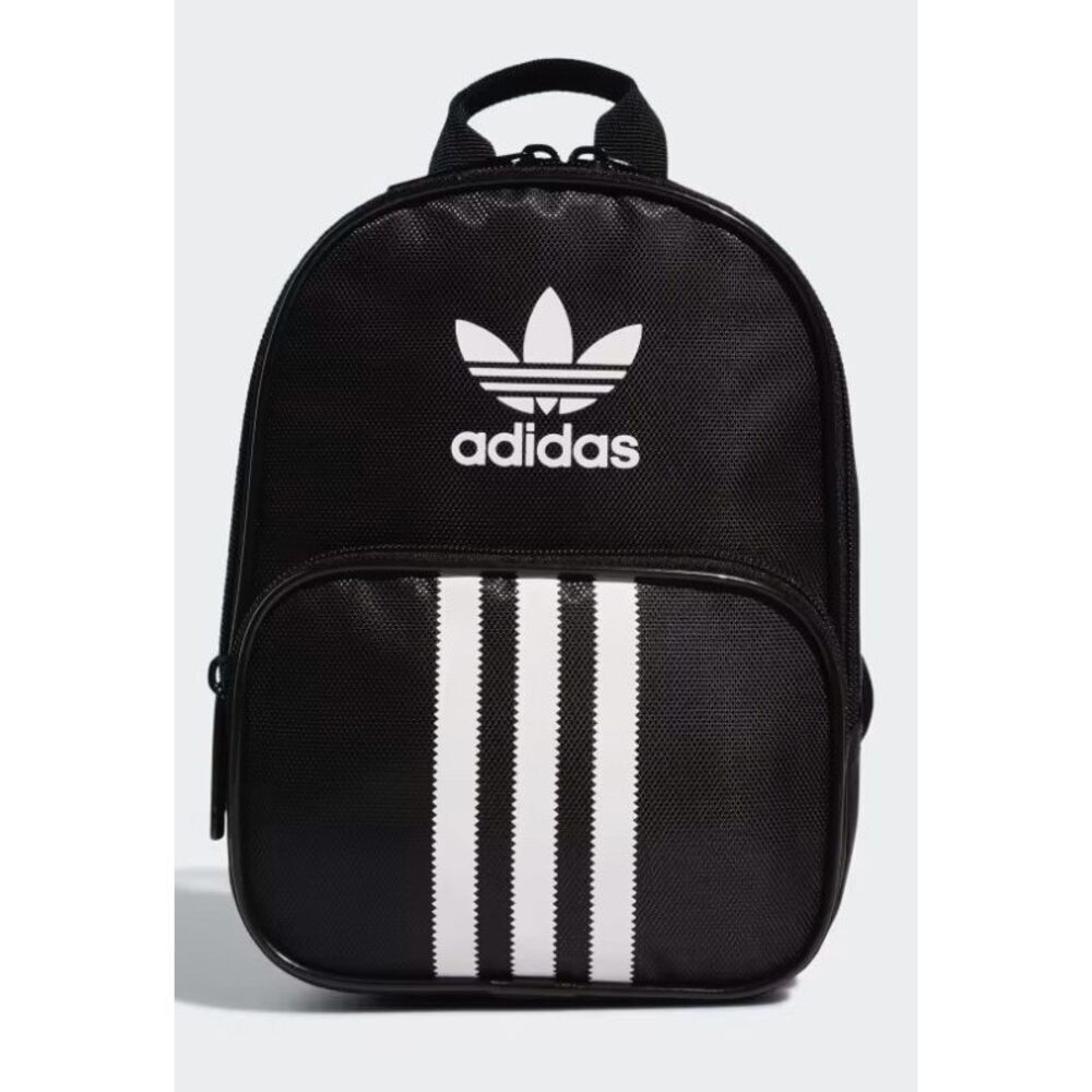 Adidas Originals MINI Backpack BLACK/WHITE - Picture 1 of 7